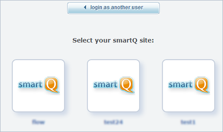smartQ Login Dashboard
